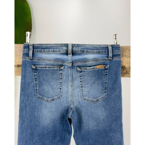 Joe's Blue Denim Skinny Ankle Jeans The Berrnie Distresses NWOT - Picture 2 of 10